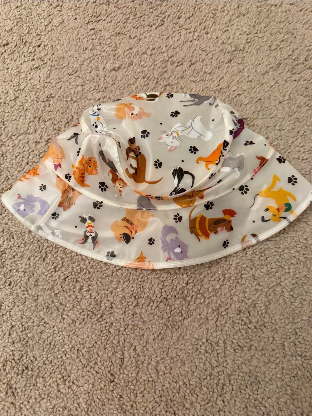 Disney Dogs & Cats Rain Bucket Hat